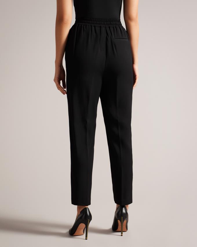 Pantalon Jogger Ted Baker Straight Leg Ankle Grazer Noir Femme | ERB-45578961